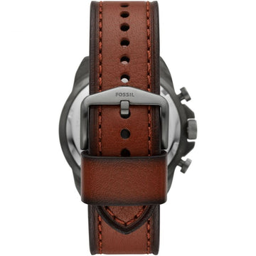 Fossil 44 mm Bronson Chronograph Leather Watch - FS5855